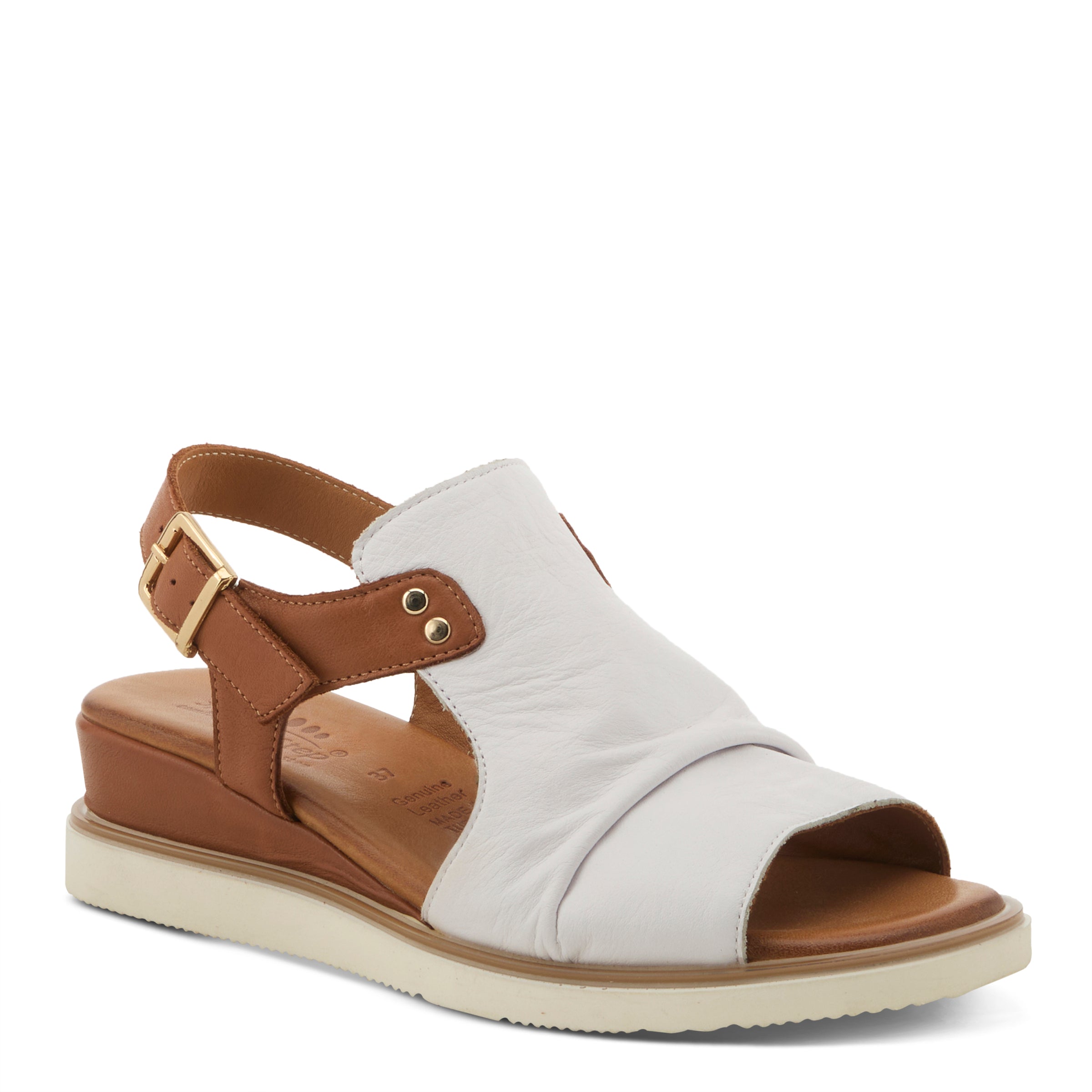 Spring Step SPRING STEP LOCALS SANDALS sandal in white multi with comfortable everyday design