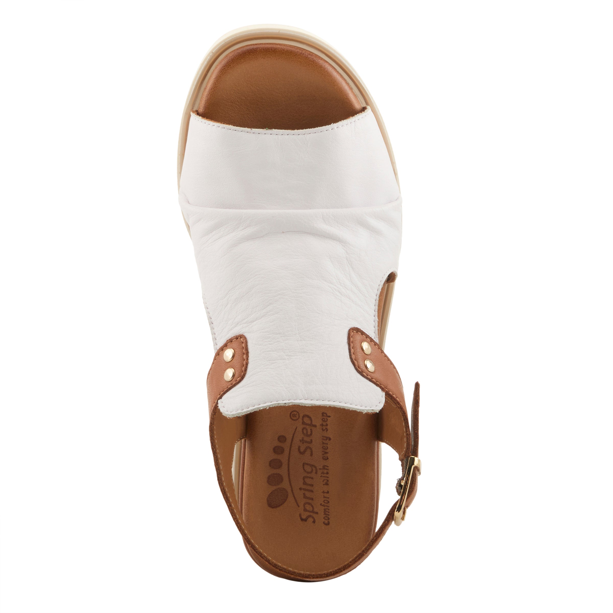 Spring Step SPRING STEP LOCALS SANDALS sandal in white multi with comfortable everyday design