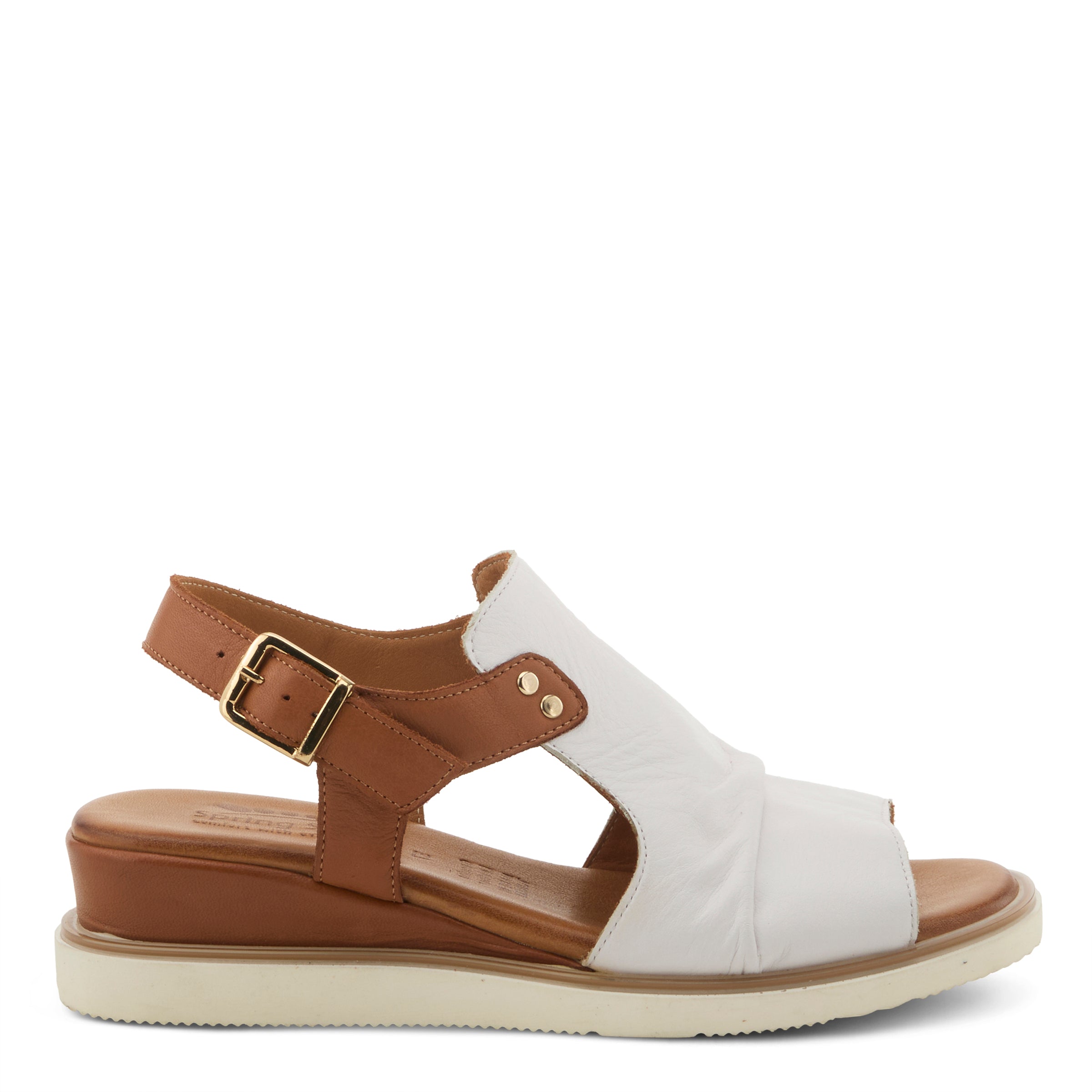 Spring Step SPRING STEP LOCALS SANDALS sandal in white multi with comfortable everyday design
