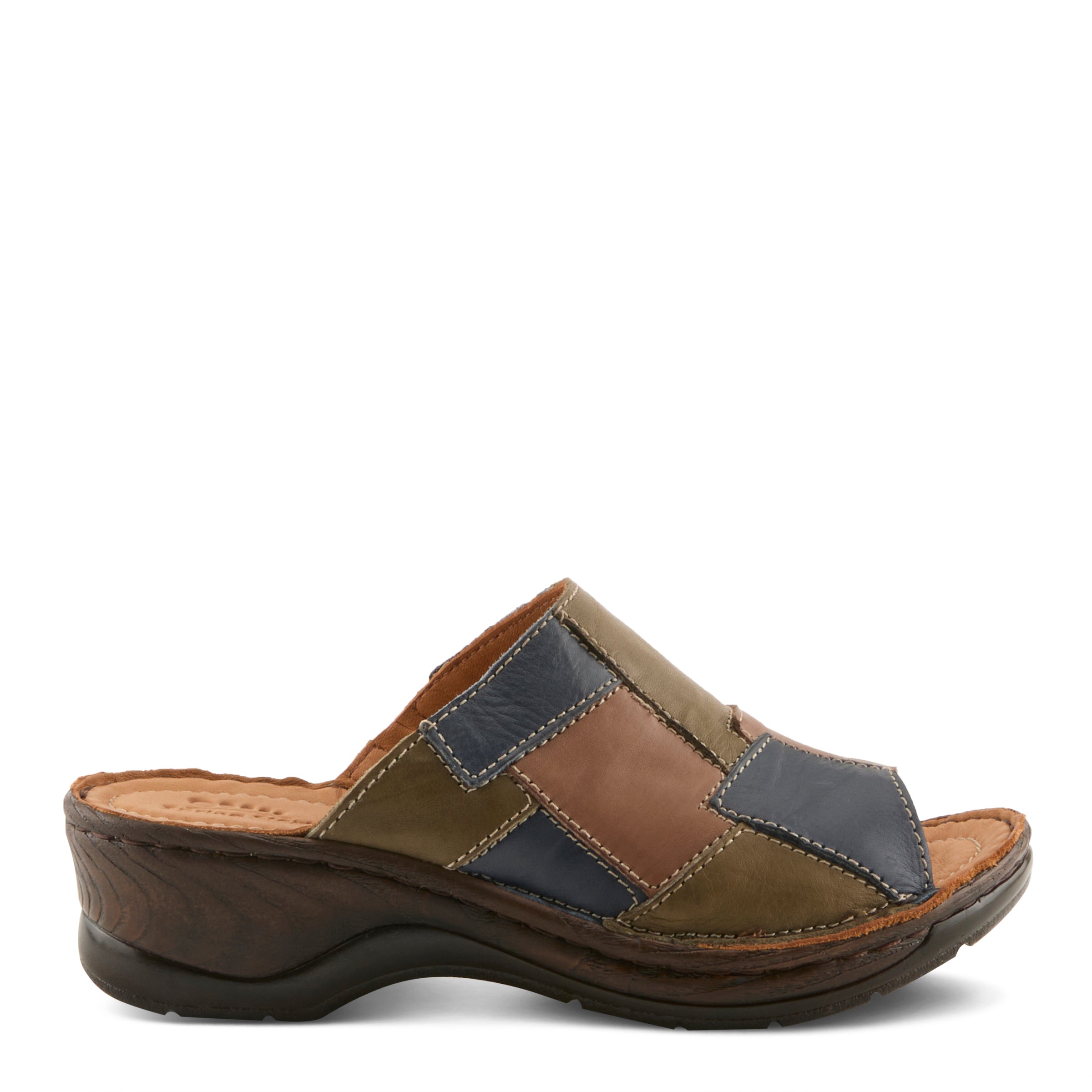 Spring Step SPRING STEP NIVARA SANDALS sandal in olive multi with comfortable everyday design