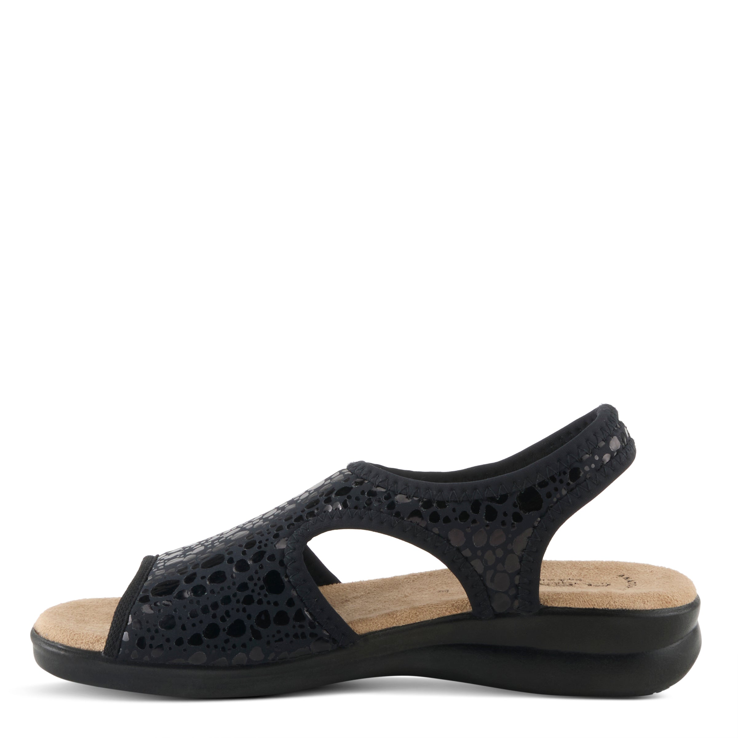 Flexus Flexus NYAMAN-CRACKLE Sandals sandal in silver with flexible sole