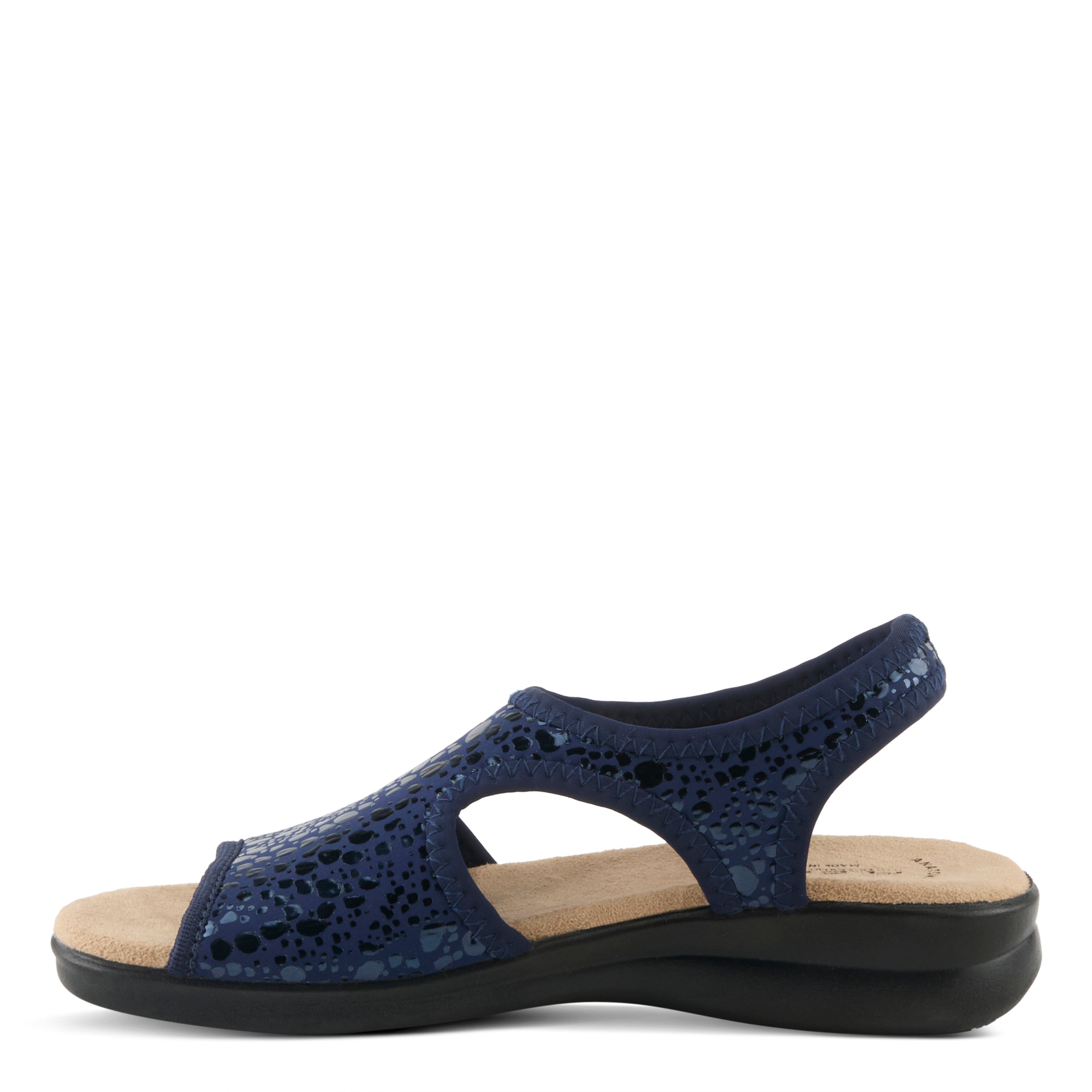 Flexus Flexus NYAMAN-CRACKLE Sandals sandal in navy with flexible sole