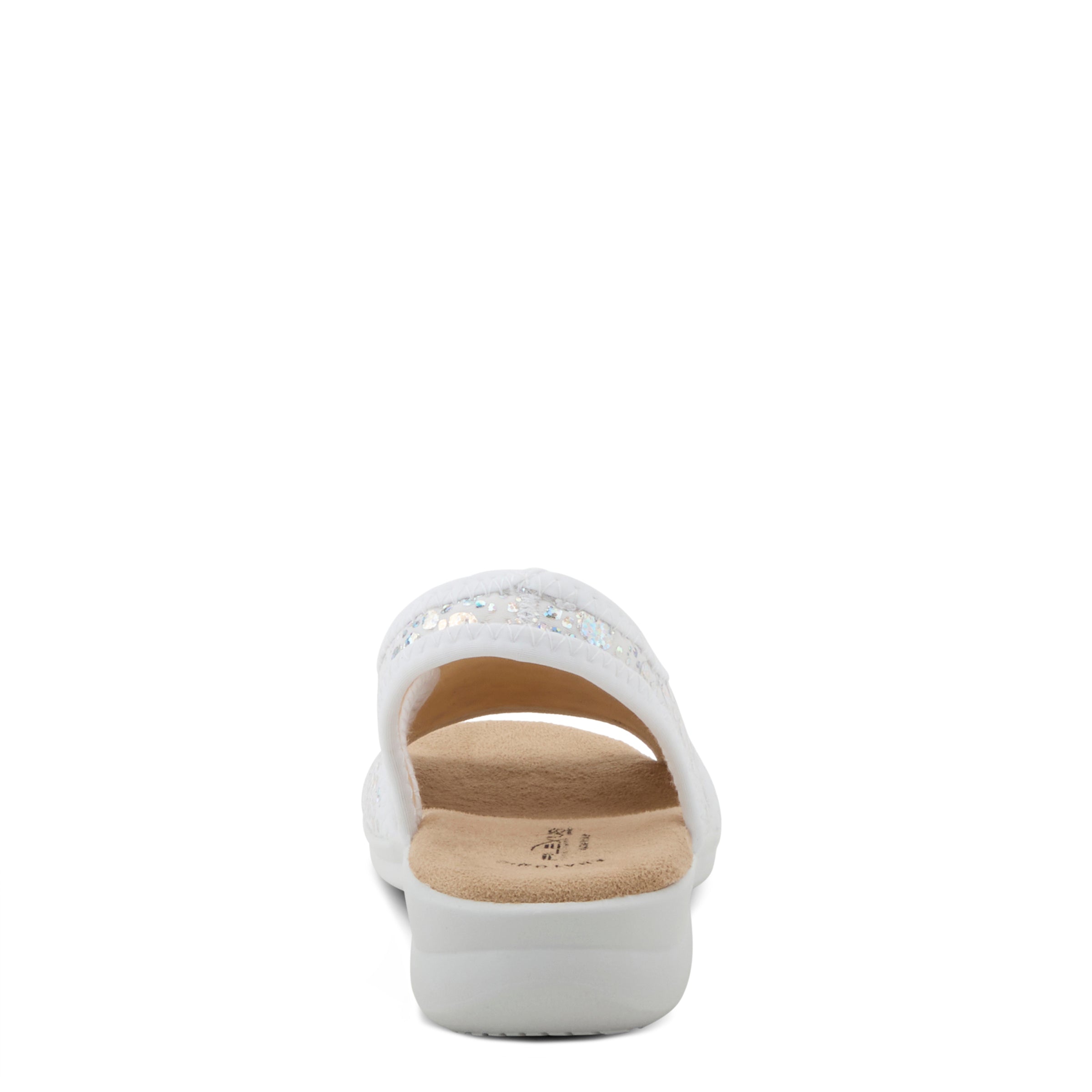 Flexus Flexus NYAMAN-CRACKLE Sandals sandal in silver with flexible sole