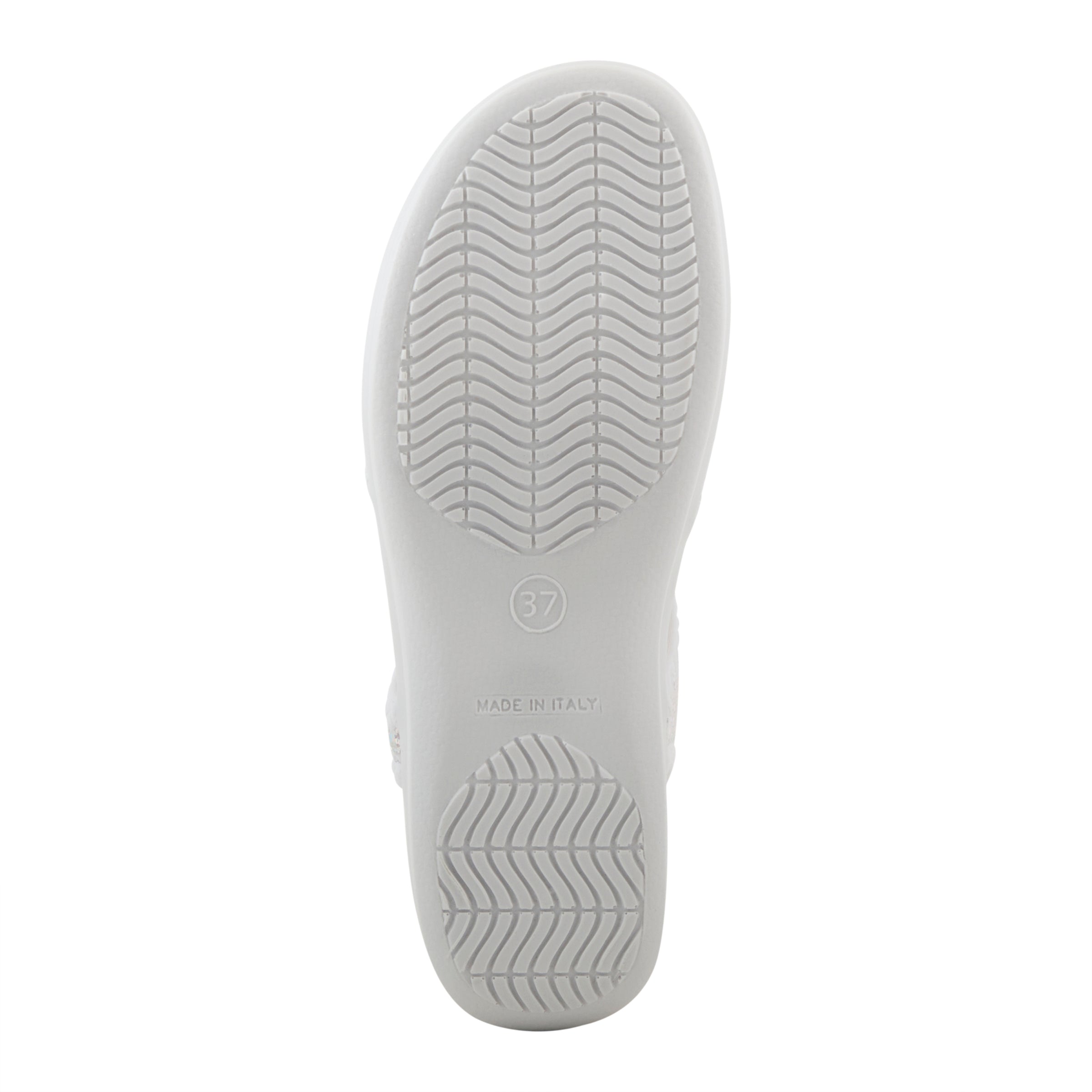 Flexus Flexus NYAMAN-CRACKLE Sandals sandal in silver with flexible sole