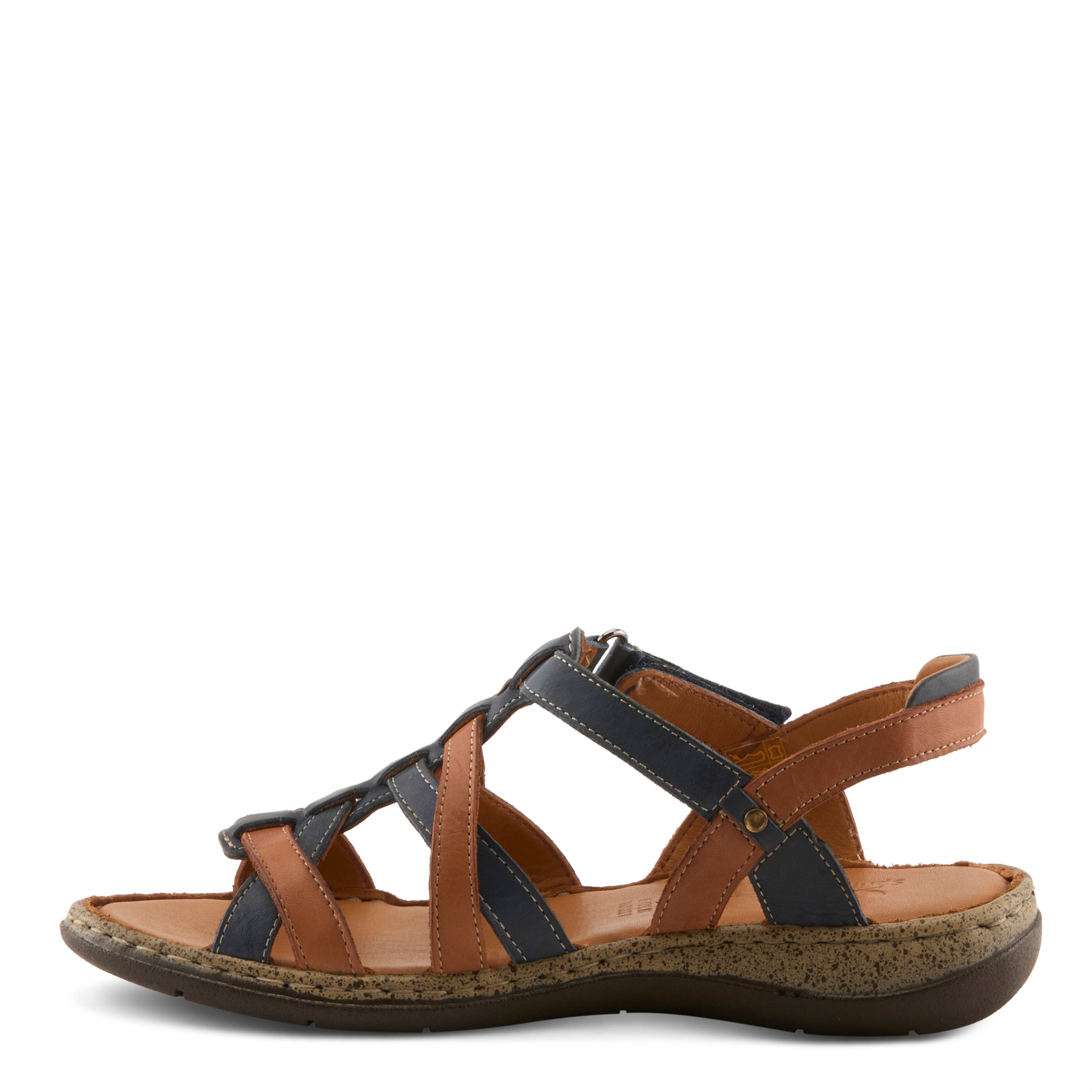Spring Step SPRING STEP NYXELLE SANDALS sandal in navy multi with comfortable everyday design