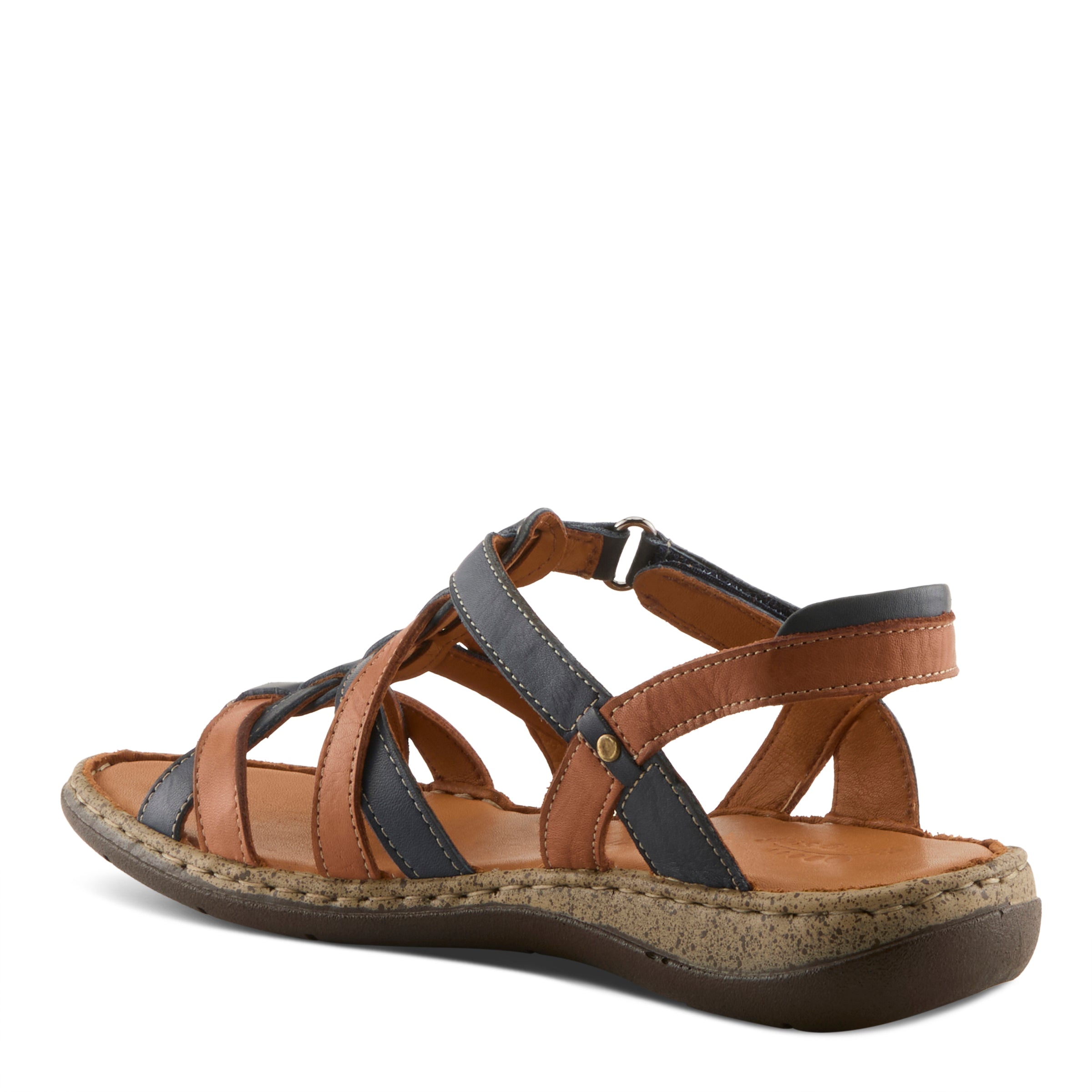 Spring Step SPRING STEP NYXELLE SANDALS sandal in navy multi with comfortable everyday design