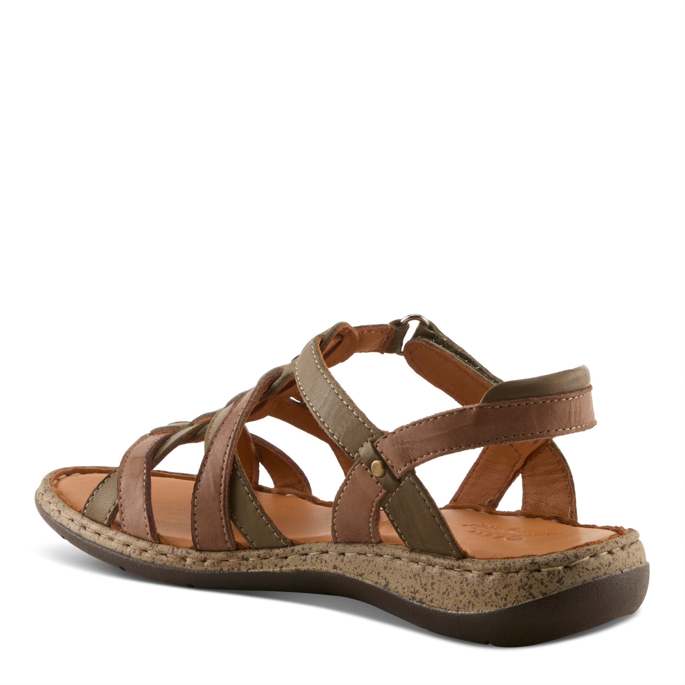 Spring Step SPRING STEP NYXELLE SANDALS sandal in olive multi with comfortable everyday design