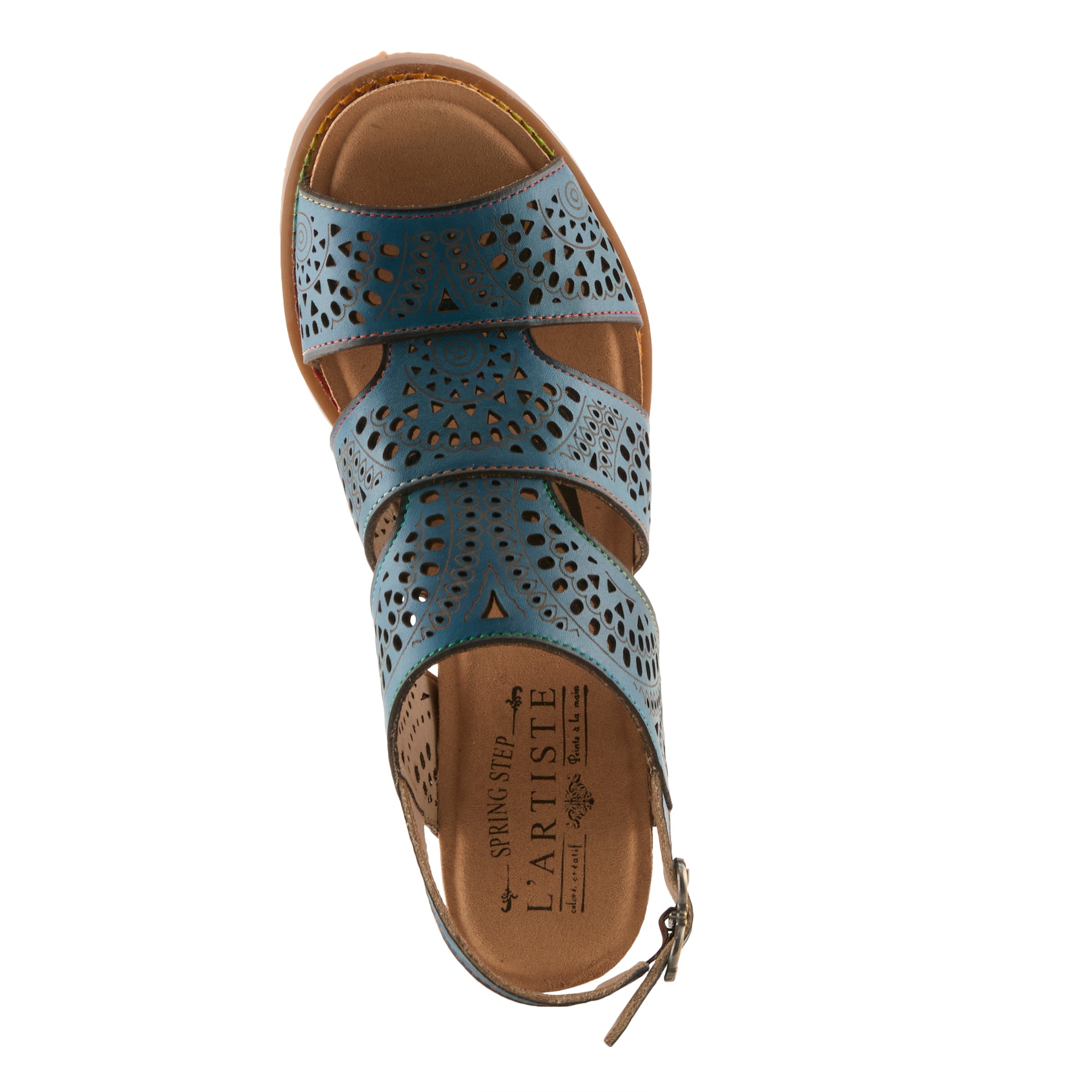 L'Artiste L'ARTISTE PERFDFECTION SANDALS sandal in camel with handcrafted leather design
