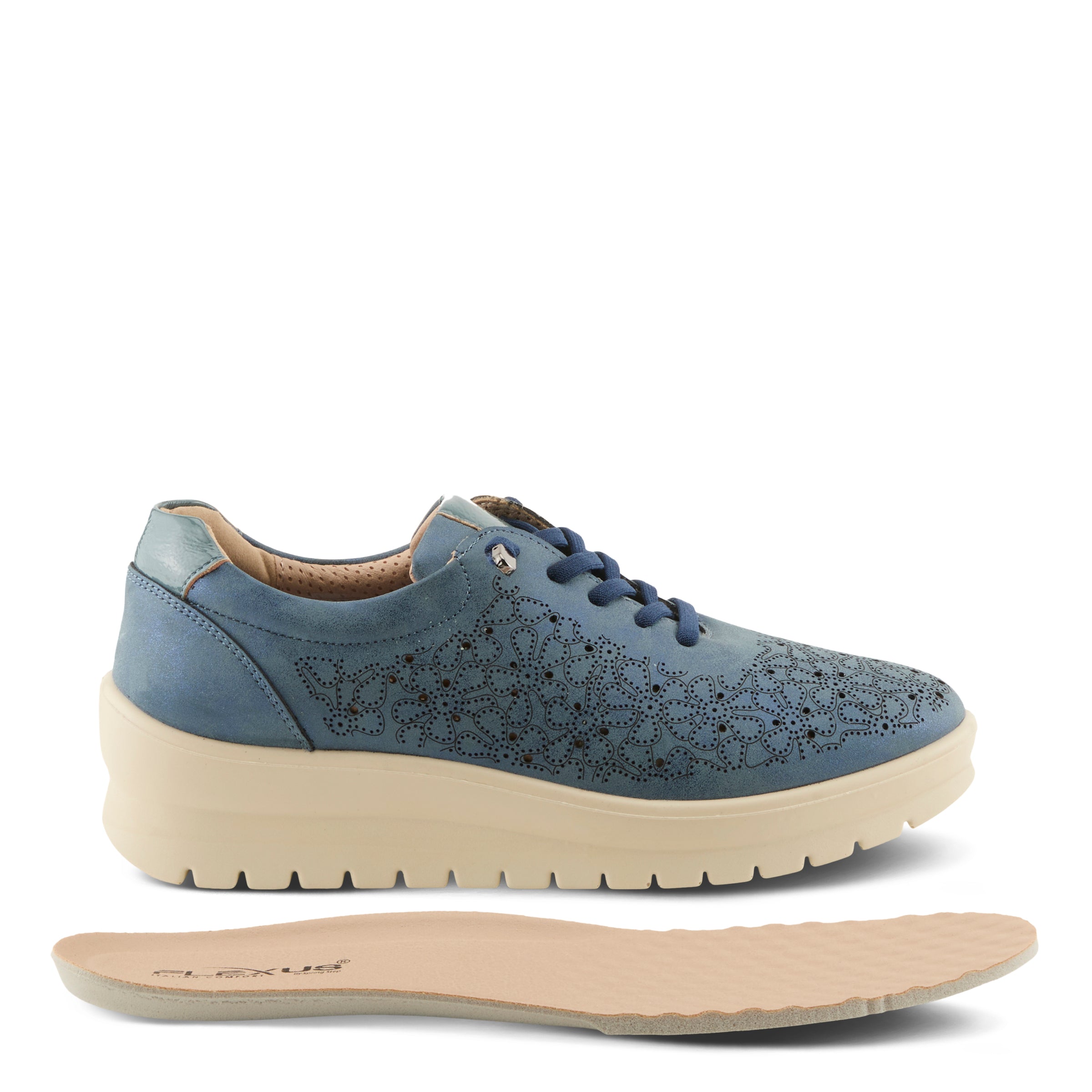 Flexus FLEXUS RAYFIELD SNEAKERS sneaker in blue with flexible sole