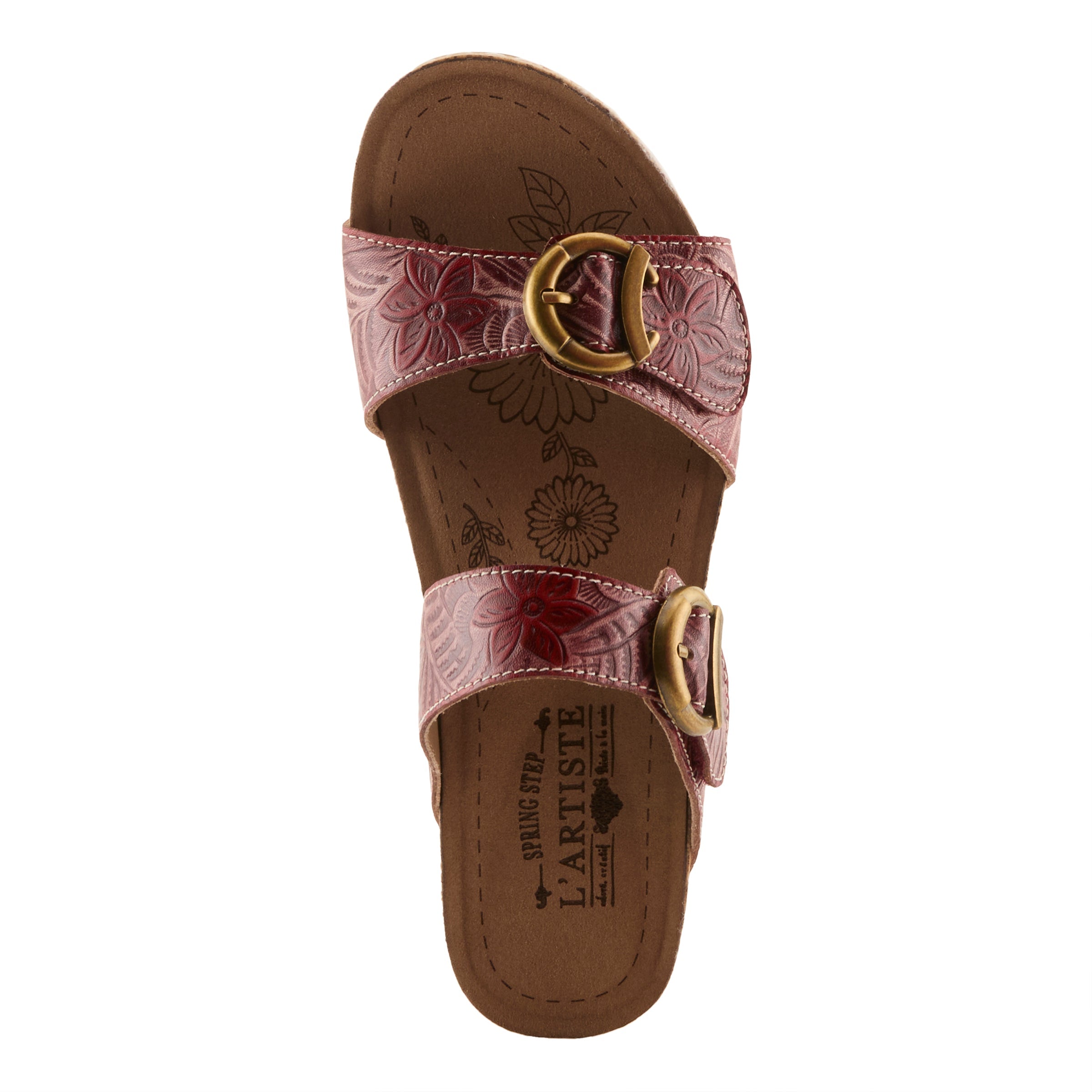 L'Artiste L'ARTISTE THEBRASSRING SANDALS sandal in navy multi with handcrafted leather design